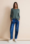 Street One Minimal Pattern Top, Green