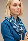 Street One Print Loop Scarf, Atlantic Blue