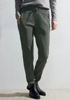 Cecil Casual Fit Jogger Trousers, Dynamic Khaki