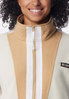Columbia Womens Back Bowl™ Colour Block Fleece, Beige