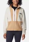 Columbia Womens Back Bowl™ Colour Block Fleece, Beige