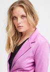 Ichi Kate Jersey Single Breasted Blazer, Super Pink