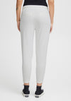 Ichi Kate Cropped Jogger Trousers, Cloud Dancer