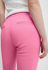 Ichi Kate Cropped Jogger Trousers, Super Pink