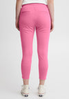 Ichi Kate Cropped Jogger Trousers, Super Pink