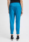 Ichi Kate Cropped Jogger Trousers, Blue Grotto