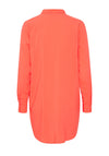 Ichi Main Longline Shirt, Hot Coral