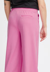 Ichi Kate Sus Wide Leg Casual Trousers, Super Pink