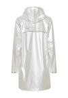 Ichi Tazami High Shine Raincoat, Dusty Silver