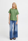 ICHI Basic Crew Neck T-Shirt, Green Tea