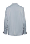 Ichi Donna Midi Shirt Dress, Grey Blue