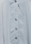 Ichi Donna Midi Shirt Dress, Grey Blue