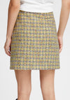 ICHI Boucle Mini Skirt, Stone