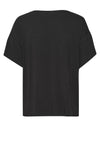 Ichi Jaylen Rhinestone Embellished Top, Black