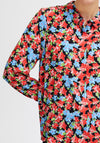 Ichi Rosalie Floral Print Blouse, Multi Flower