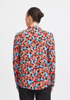 Ichi Rosalie Floral Print Blouse, Multi Flower