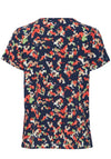 Ichi Vera Print T-Shirt, Total Eclipse