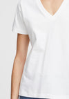 Ichi Palmer V-Neck T-Shirt, Cloud Dancer