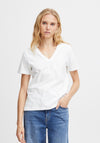 Ichi Palmer V-Neck T-Shirt, Cloud Dancer
