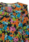Ichi Ganava Frill Shoulder Vibrant Print Blouse, Multi