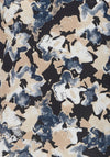 Ichi Ganava Frill Shoulder Print Blouse, Total Eclipse