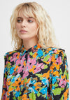 Ichi Ganava Vibrant Floral Print Shirt, Multi