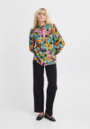 Ichi Ganava Vibrant Floral Print Shirt, Multi