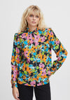Ichi Ganava Vibrant Floral Print Shirt, Multi