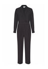 Ichi Ramla Wrap Blazer Jumpsuit, Black