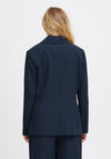 Ichi Lexi Single Breasted Blazer, Total Eclipse