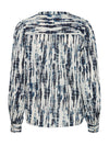 Ichi Simmi Tie Dye Print Blouse, Total Eclipse
