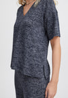 Ichi Yose Soft Touch T-Shirt, Total Eclipse Melange