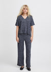 Ichi Yose Soft Touch T-Shirt, Total Eclipse Melange