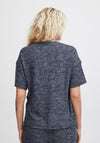 Ichi Yose Soft Touch T-Shirt, Total Eclipse Melange