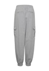 Ichi Simonse Cargo Style Joggers, Grey Melange