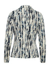 Ichi Kate Ink Dye Print Blazer Jacket, Total Eclipse