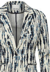 Ichi Kate Ink Dye Print Blazer Jacket, Total Eclipse