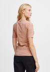 Ichi Mira Striped T-Shirt, Cloud Dancer