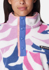 Columbia Womens Helvetia™ Half Snap Fleece, Cosmos Floristic