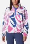 Columbia Womens Helvetia™ Half Snap Fleece, Cosmos Floristic
