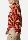 Columbia Womens Helvetia™ Half Snap Fleece, Spice Floristic