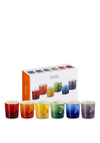 Le Creuset Stoneware Rainbow Coffee Mugs, Set of 6