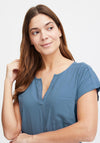 Fransa Chiffon Overlay Top, Endless Sky