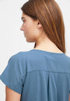 Fransa Chiffon Overlay Top, Endless Sky
