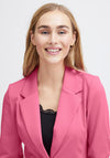 Fransa Zablazer Gathered Sleeve Blazer, Pink