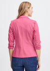 Fransa Zablazer Gathered Sleeve Blazer, Pink