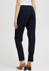 Fransa Stretch Slim Leg Trousers, Navy