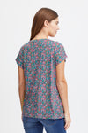 Fransa Seen Floral T-Shirt, Pink