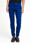 Fransa Tessa Knitted Slim Leg Trouser, Blue