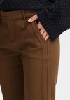 Fransa Tessa Straight Leg Trouser, Brown